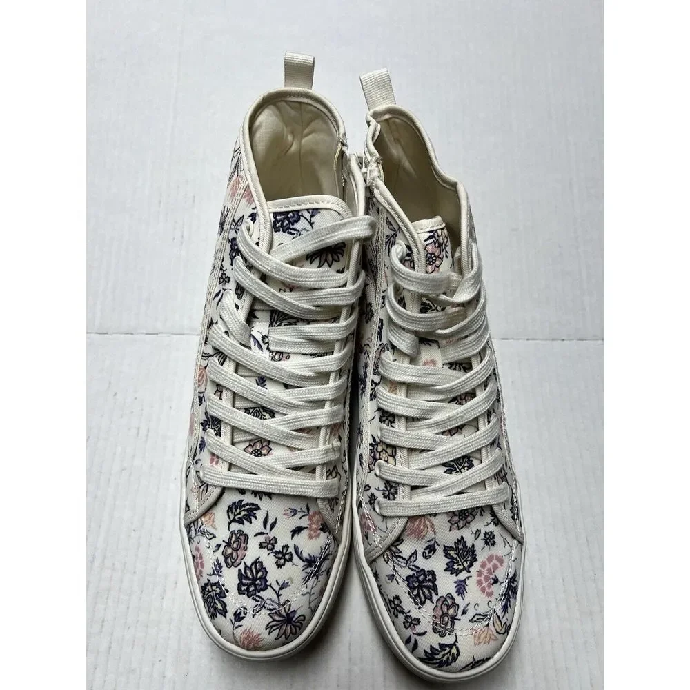 Universal Thread Sneakers Chunky Women's 9.5 Floral Memory Foam Pink Cassie NWOB